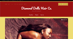 Desktop Screenshot of diamonddollshair.com